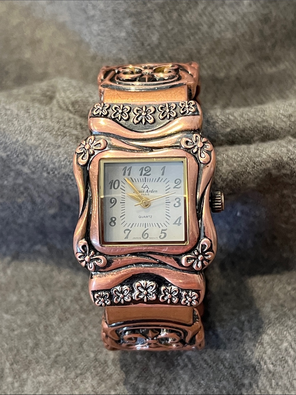 Louis Arden Copper Cuff Watch